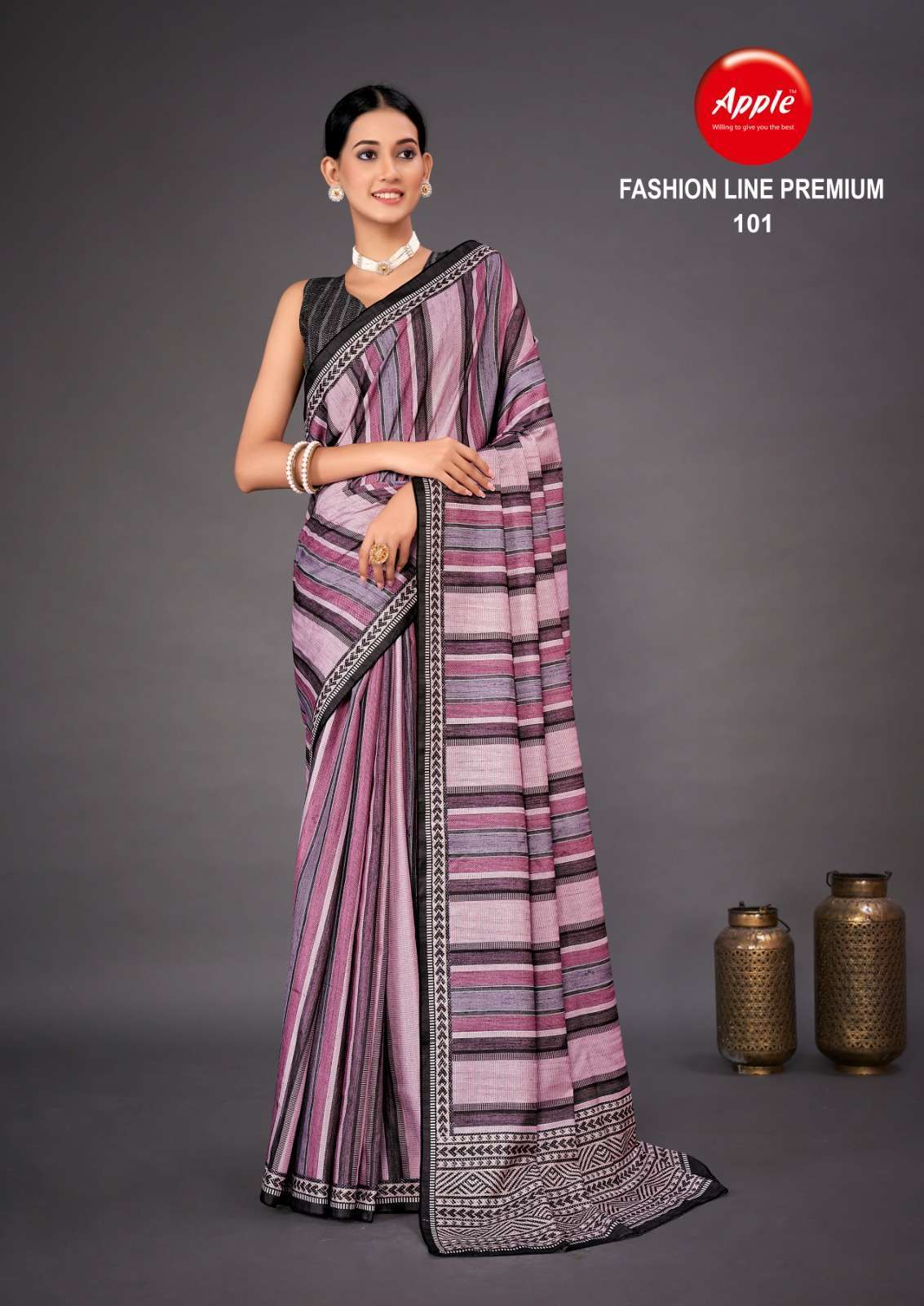 apple fashion line premium vol 1 series 101-108 Suruchi silk saree