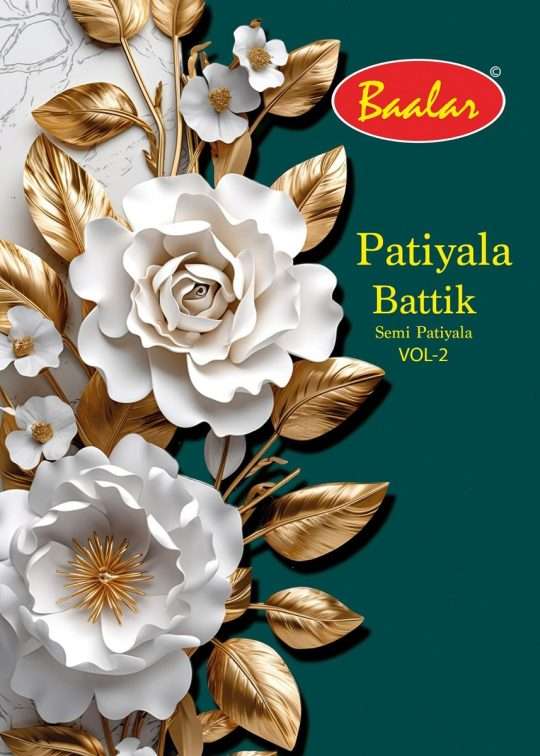 Baalar Battik Patiyala Special Vol-2 series 2007-2018 Pure Cotton Printed suit