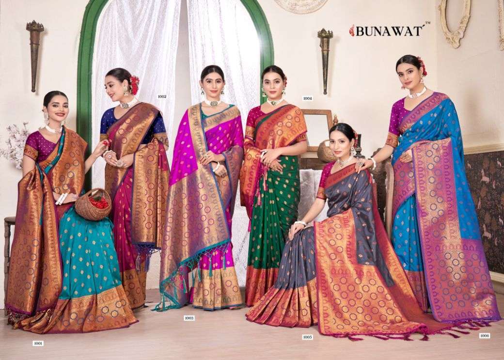 bunawat ragini silk vol 1 series 1001-1006 Banarasi Silk saree