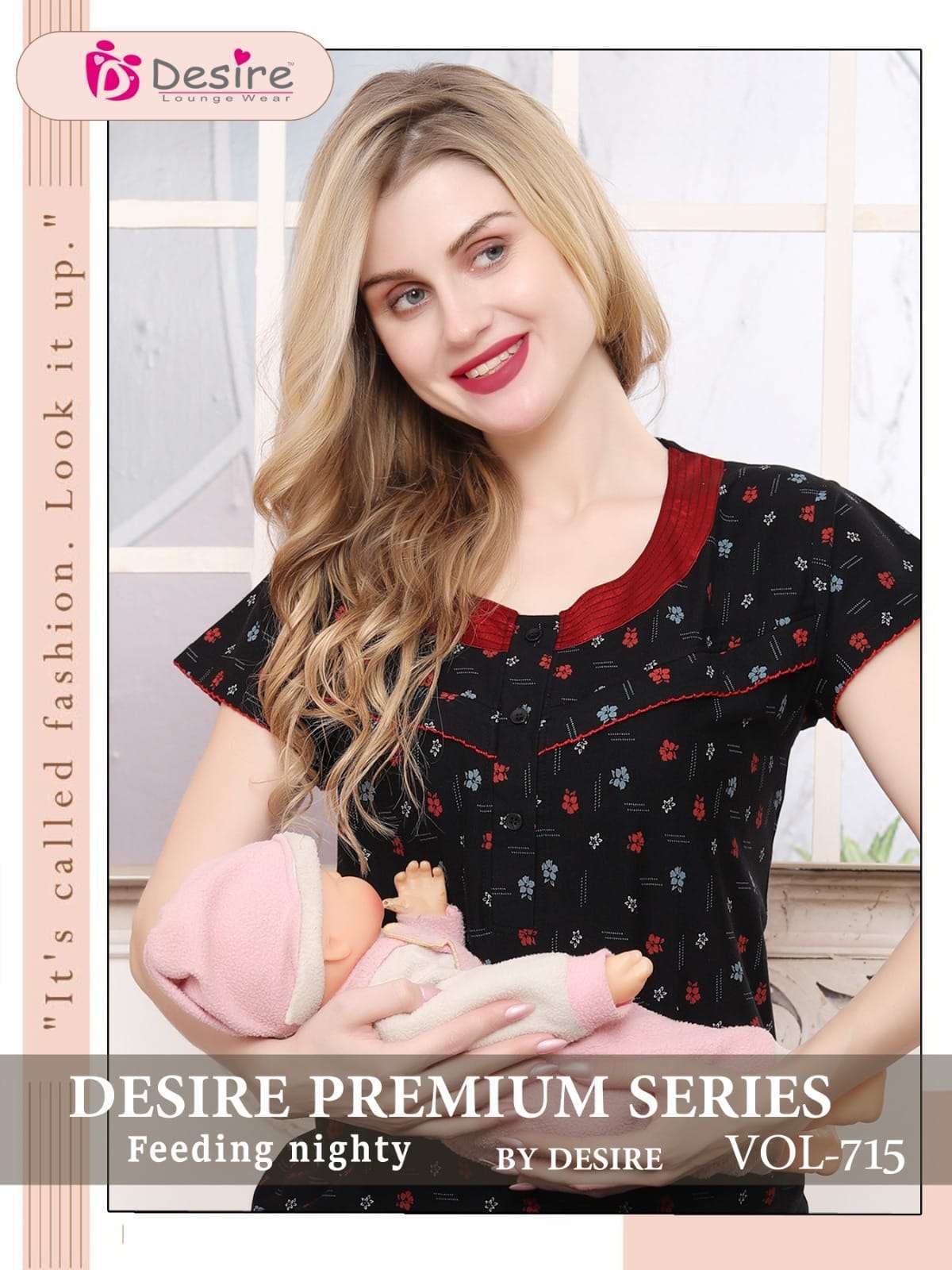 desire premium series vol 715 Pure Silicon Cotton nighty