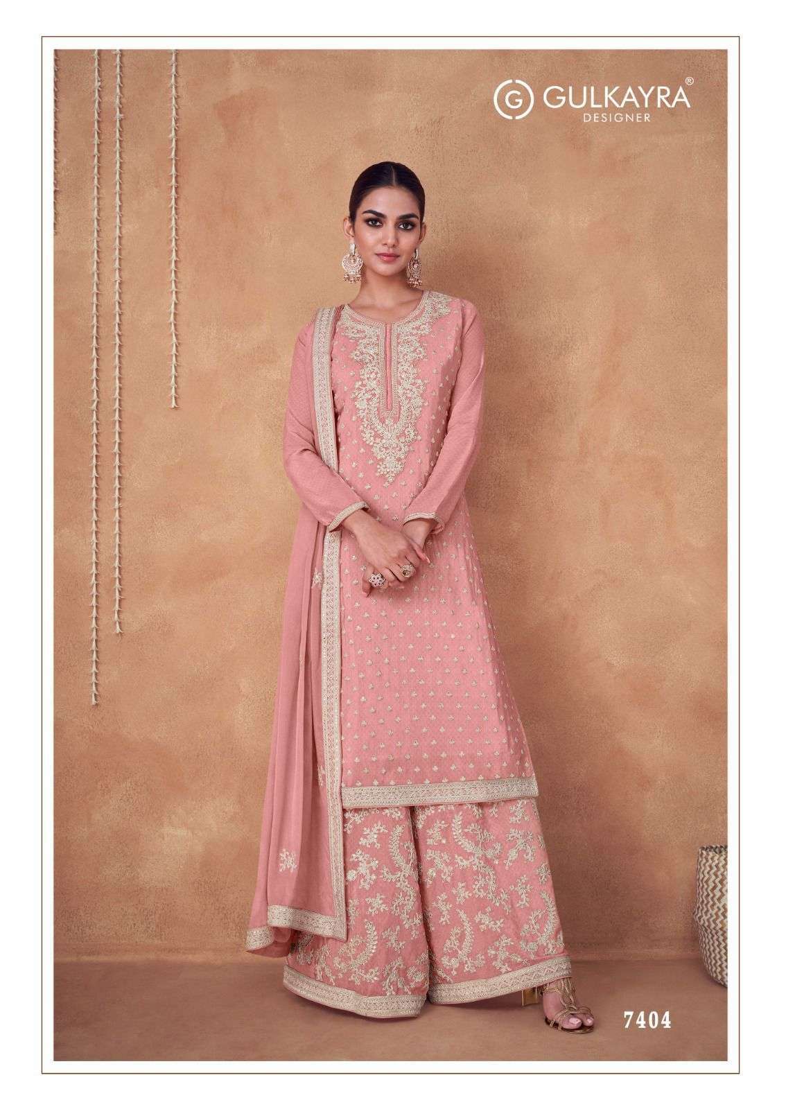 gulkayra flory series 7403-7405 Real Chinon readymade suit