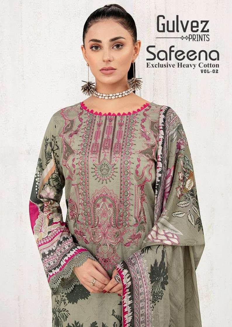 Gulvez Safeena Vol-2 series 2001-2006 Heavy Pure Cotton suit