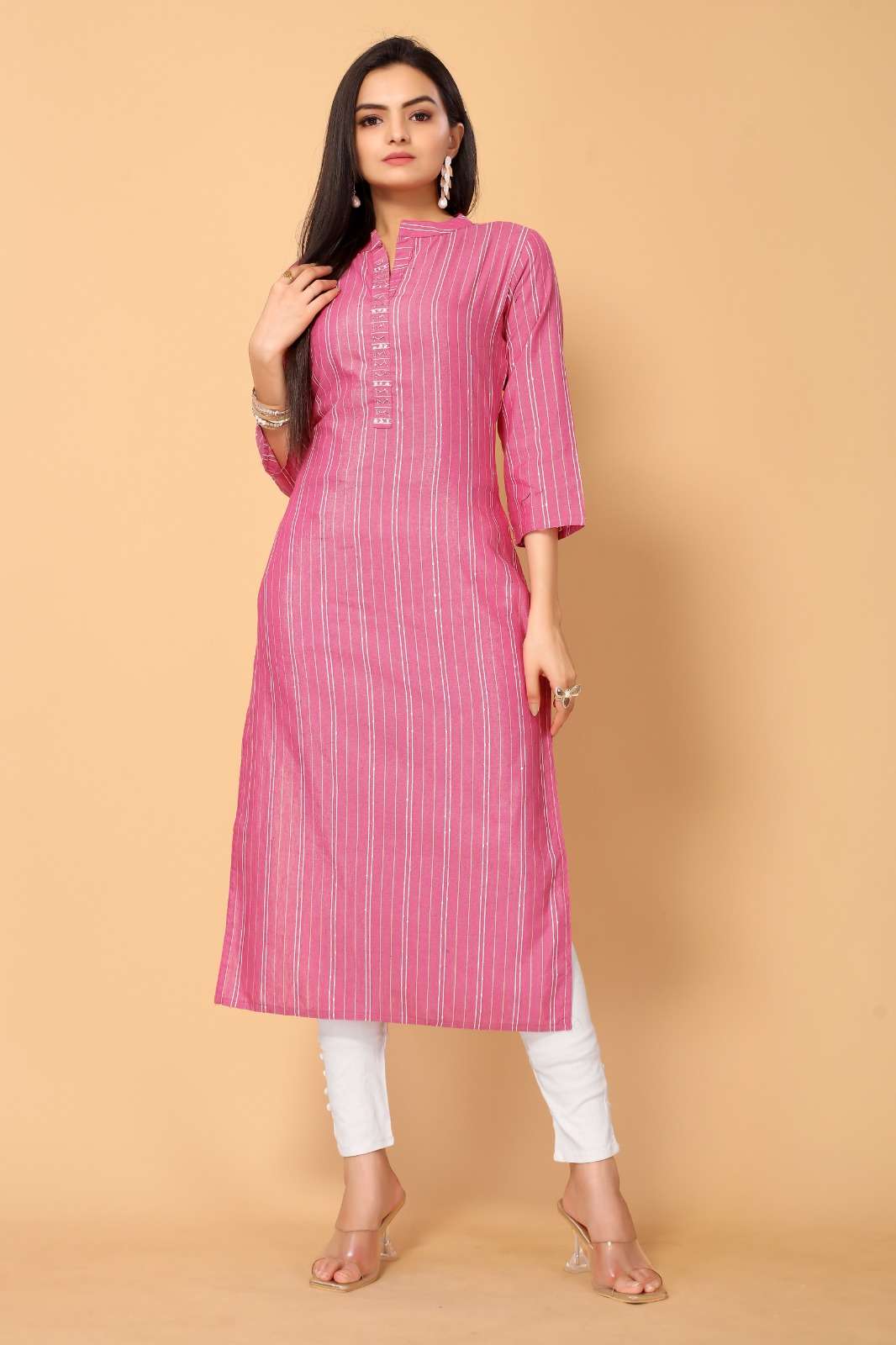 Himanshi designer poly cotton kurti 