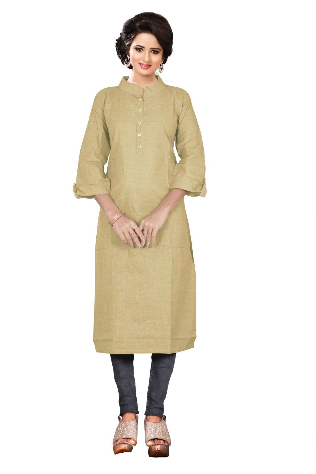 Je Nivedita Pure Handlooms Cotton Kurties