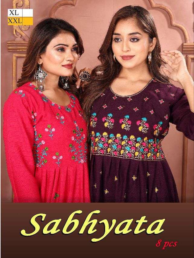 jlf sabhyata vol 1 series 101-108 heavy fancy fabric kurti 