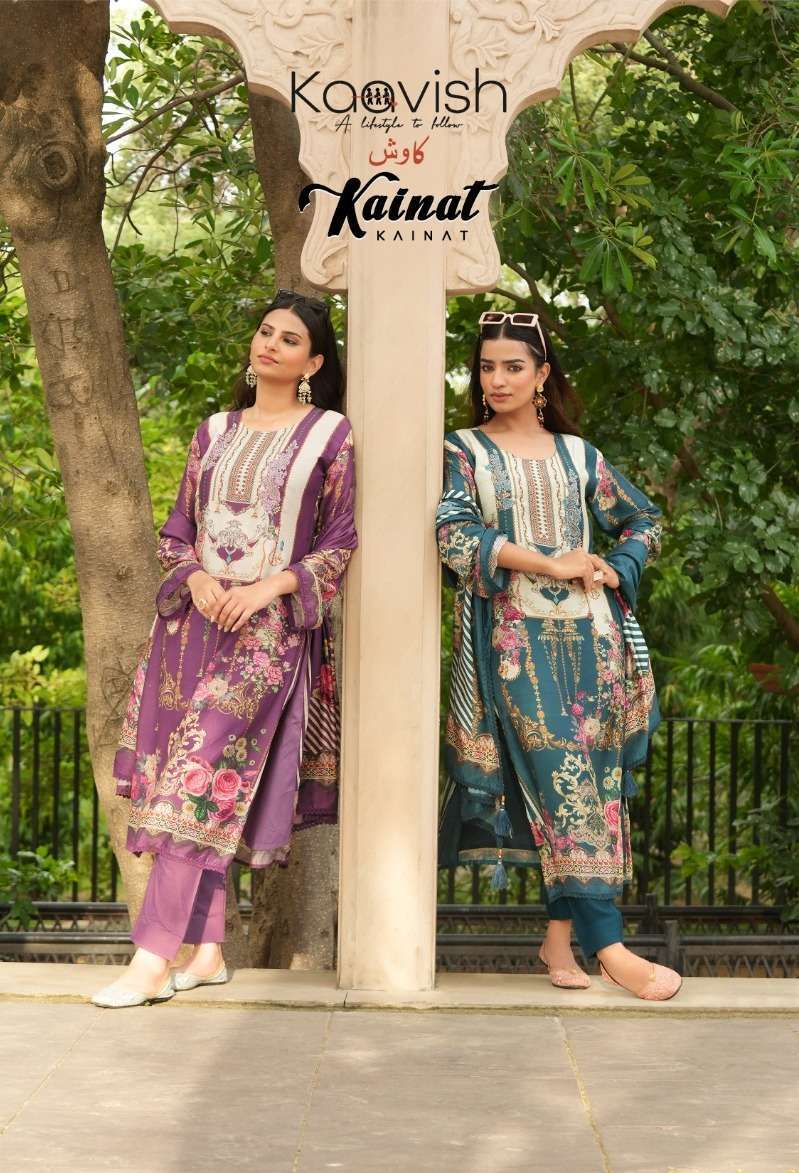 kaavish kainat series 1-4 pure viscose muslin suit 