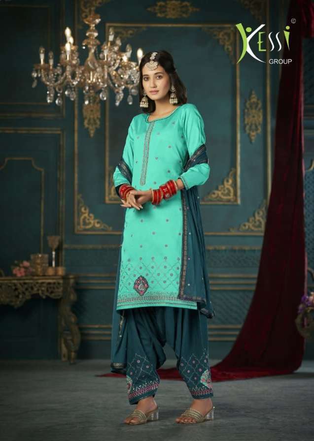 kalarang laskara by patiala house series 10821-10826 jam silk cotton suit 
