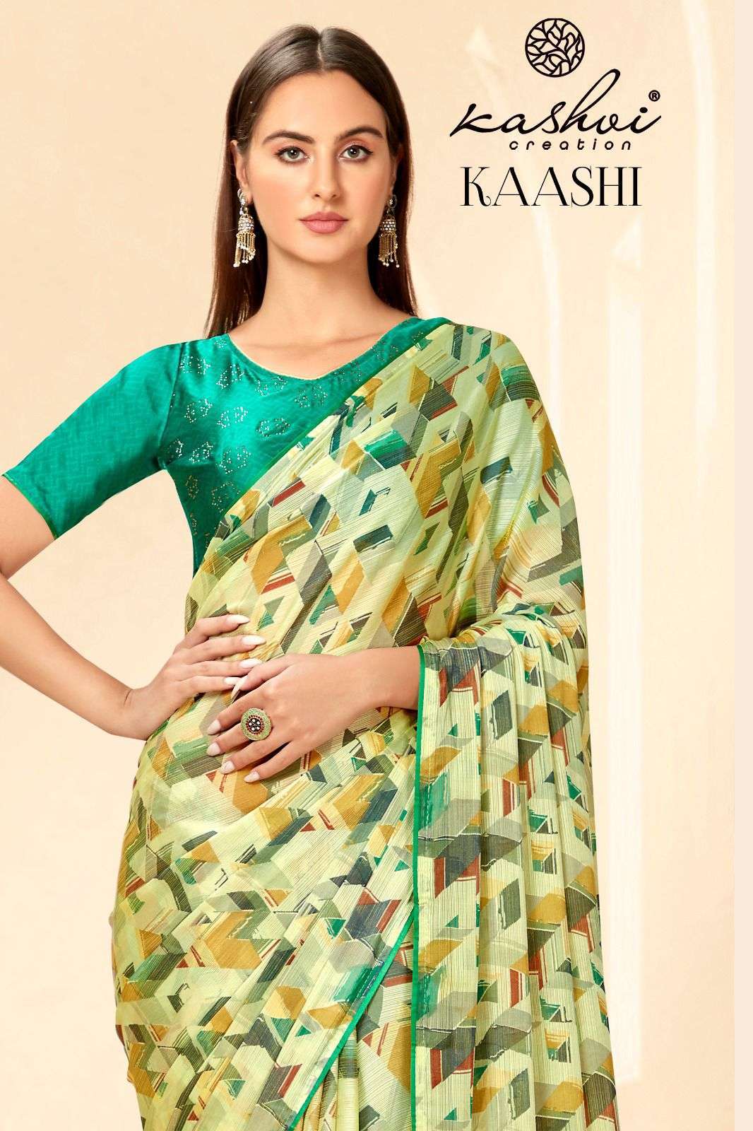 kashvi creation kaashi series 95001-95010 fancy silk saree