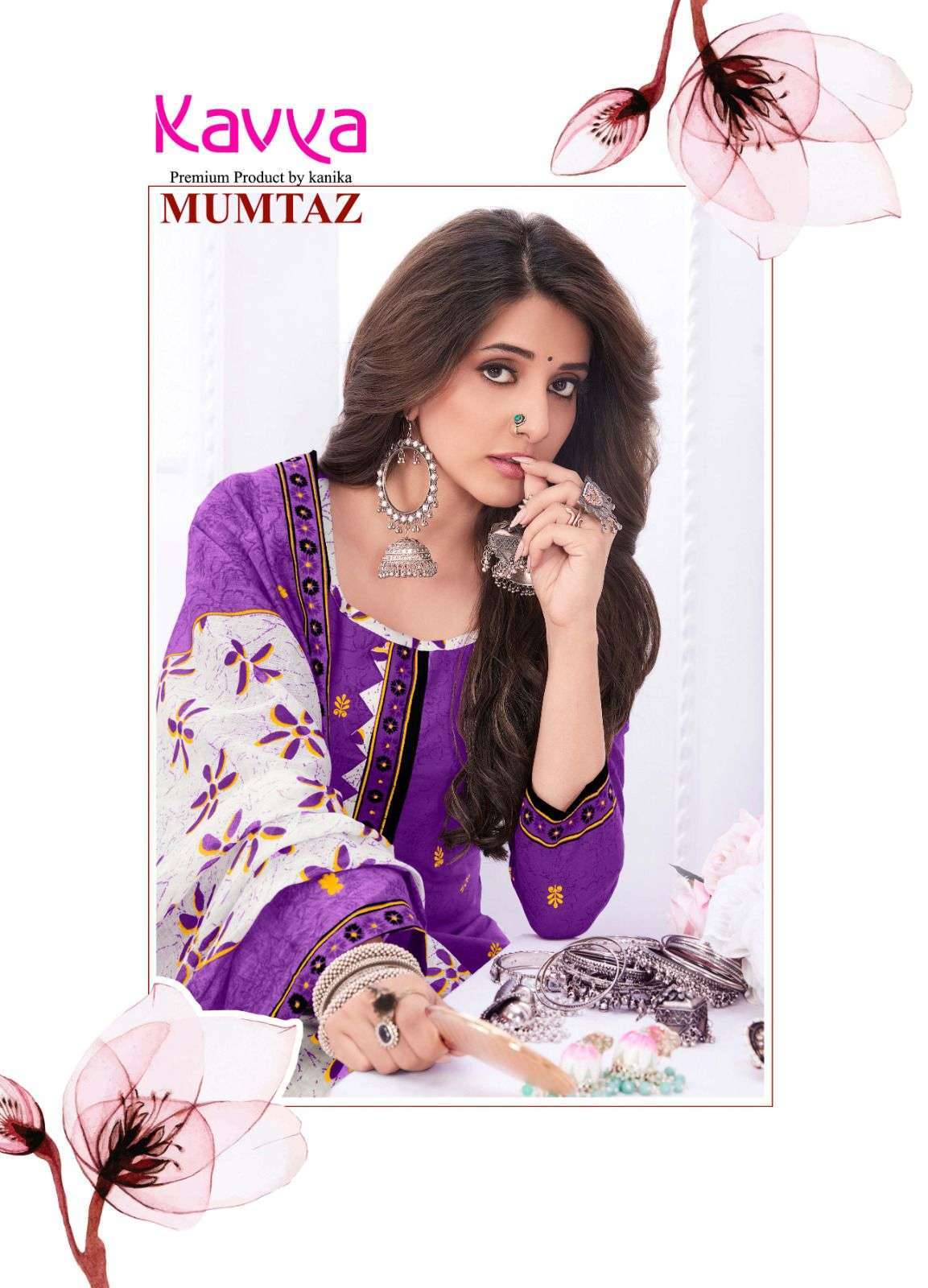 kavya mumtaz vol 5 series 5001-5012 Cotton print readymade suit