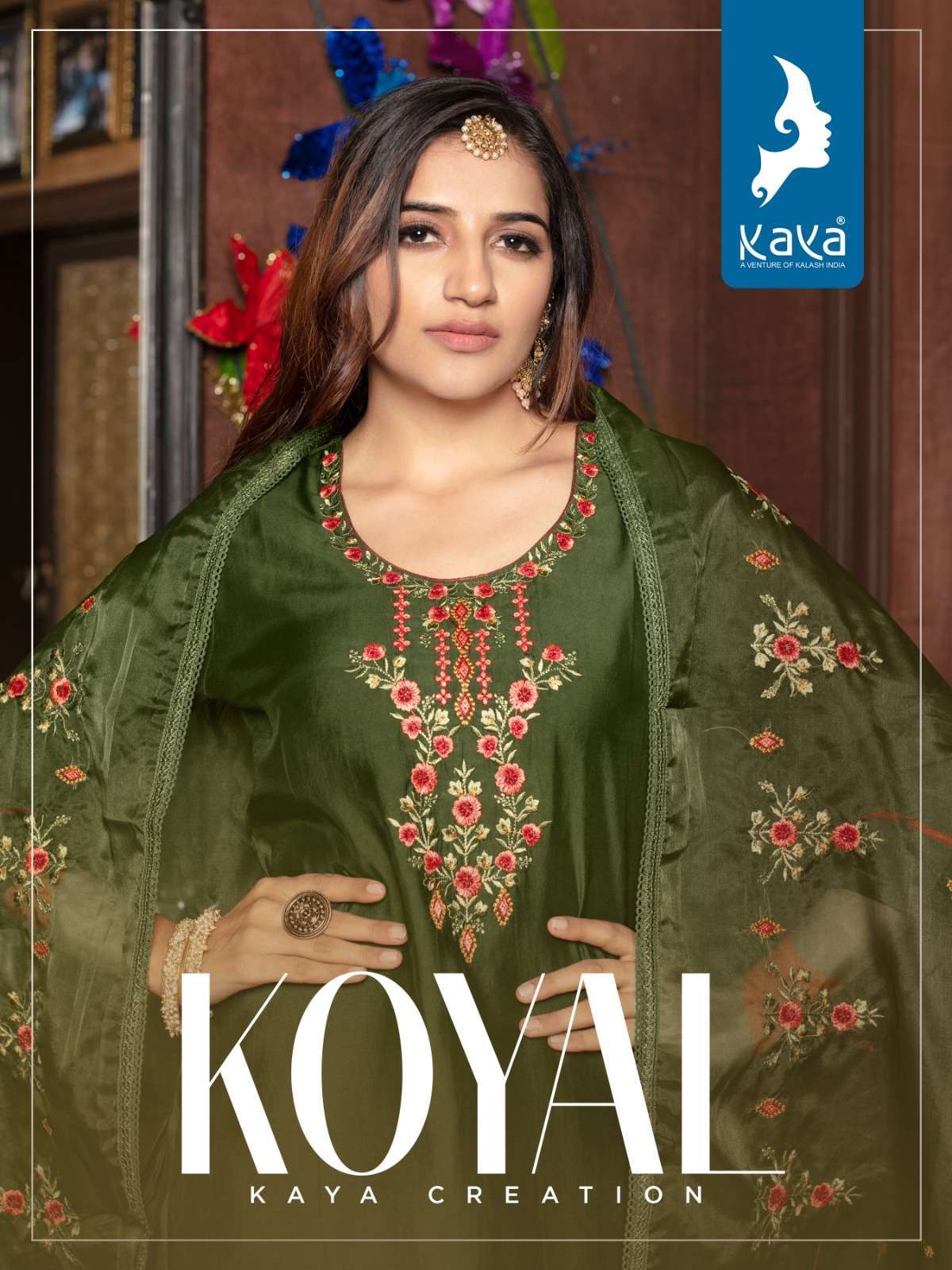 kaya koyal series 01-06 roman silk readymade suit 