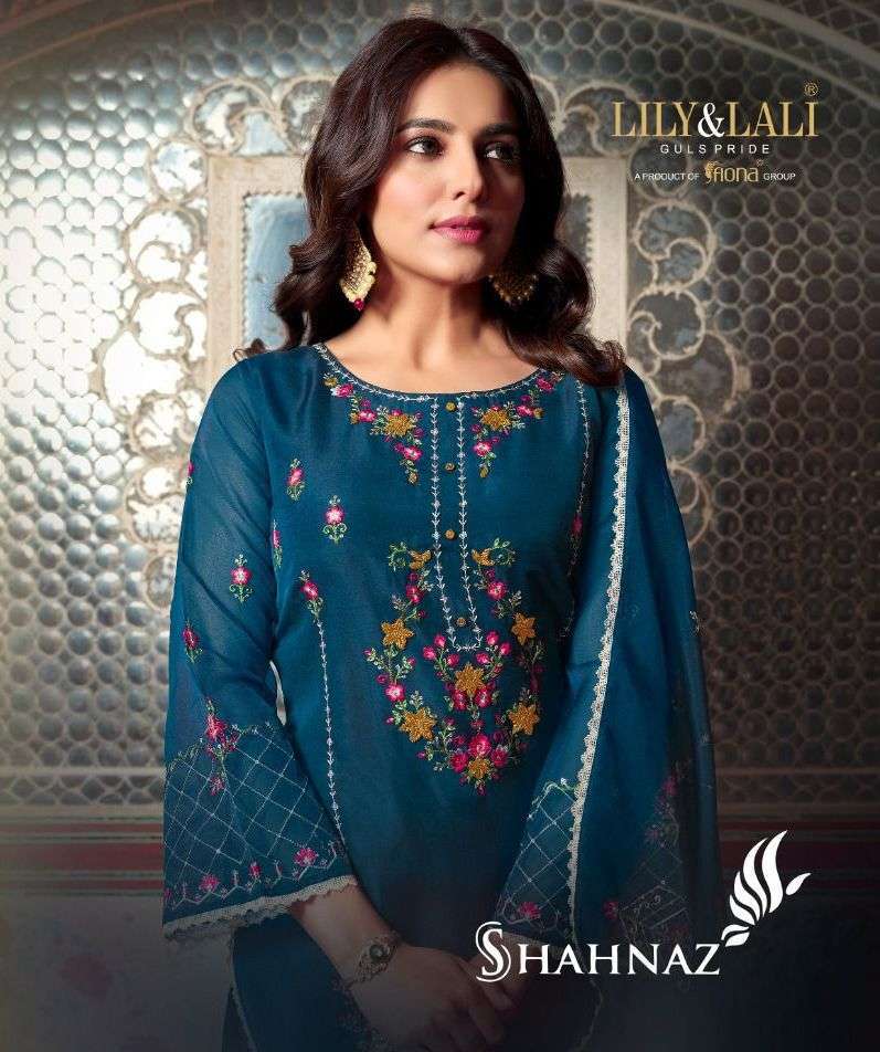 lily & lali shahnaz series 12301-12306 Pure Organza readymade suit 