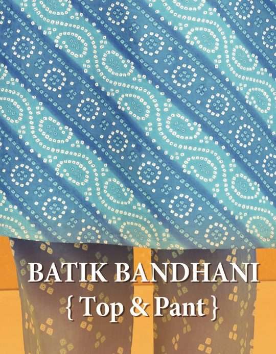 MCM Priyatama Batik Bandhani series 9108-9119 pure cambric print kurti