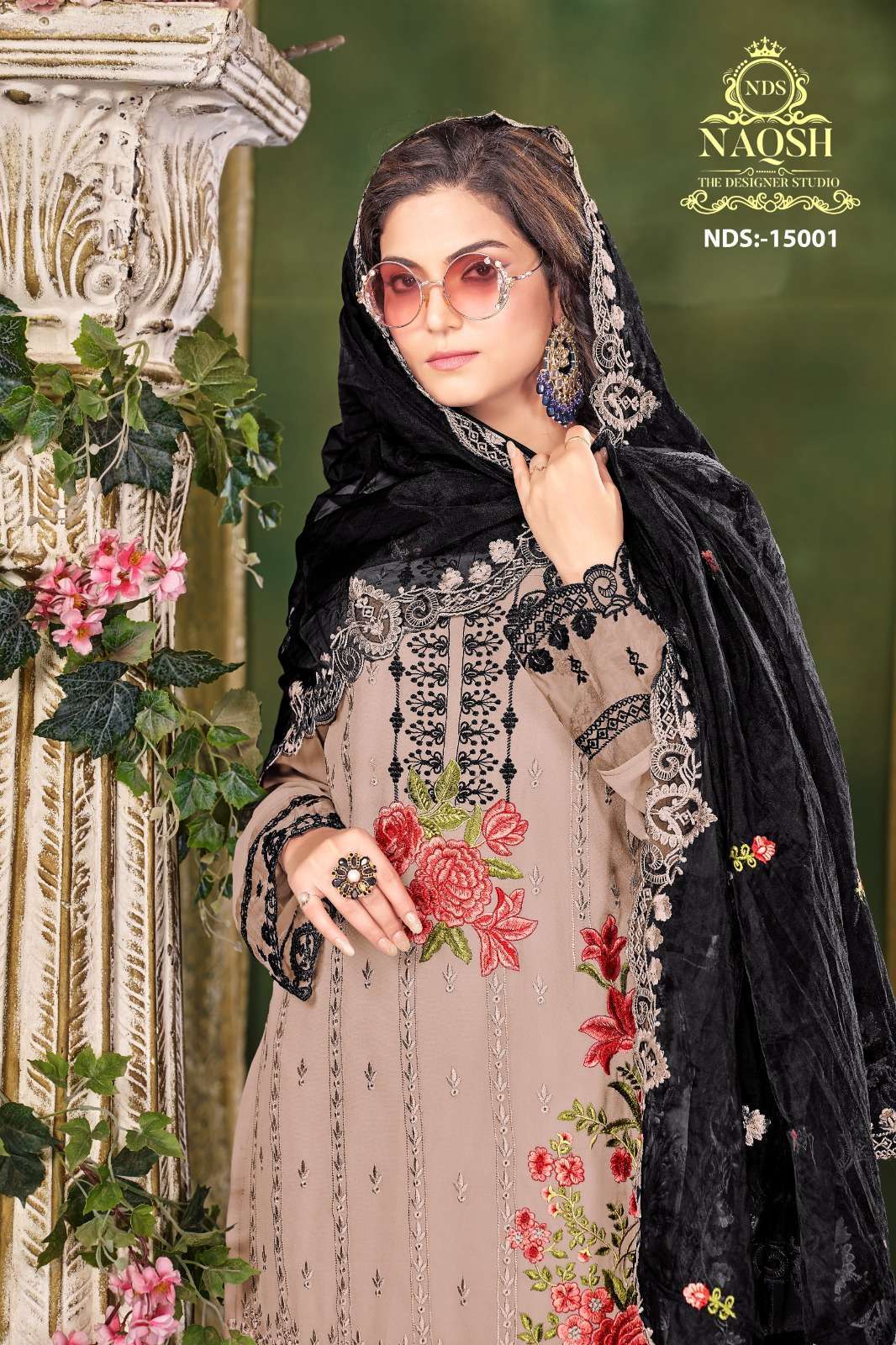 naqsh nds 15001 Pure Georgette readymade suit