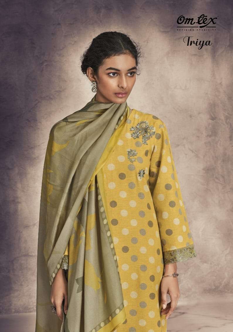 Omtex triya series 2011 cotton linen suit