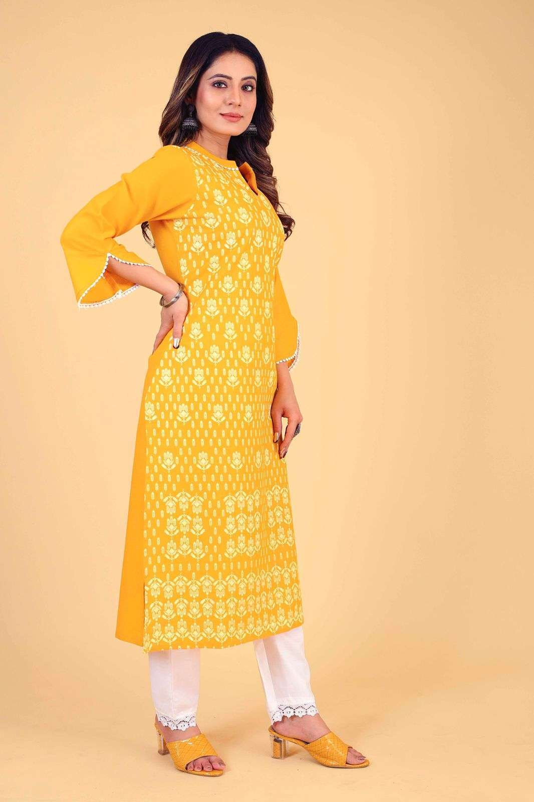 Pr 156-158 lakhnavi cotton slub printed kurti pant