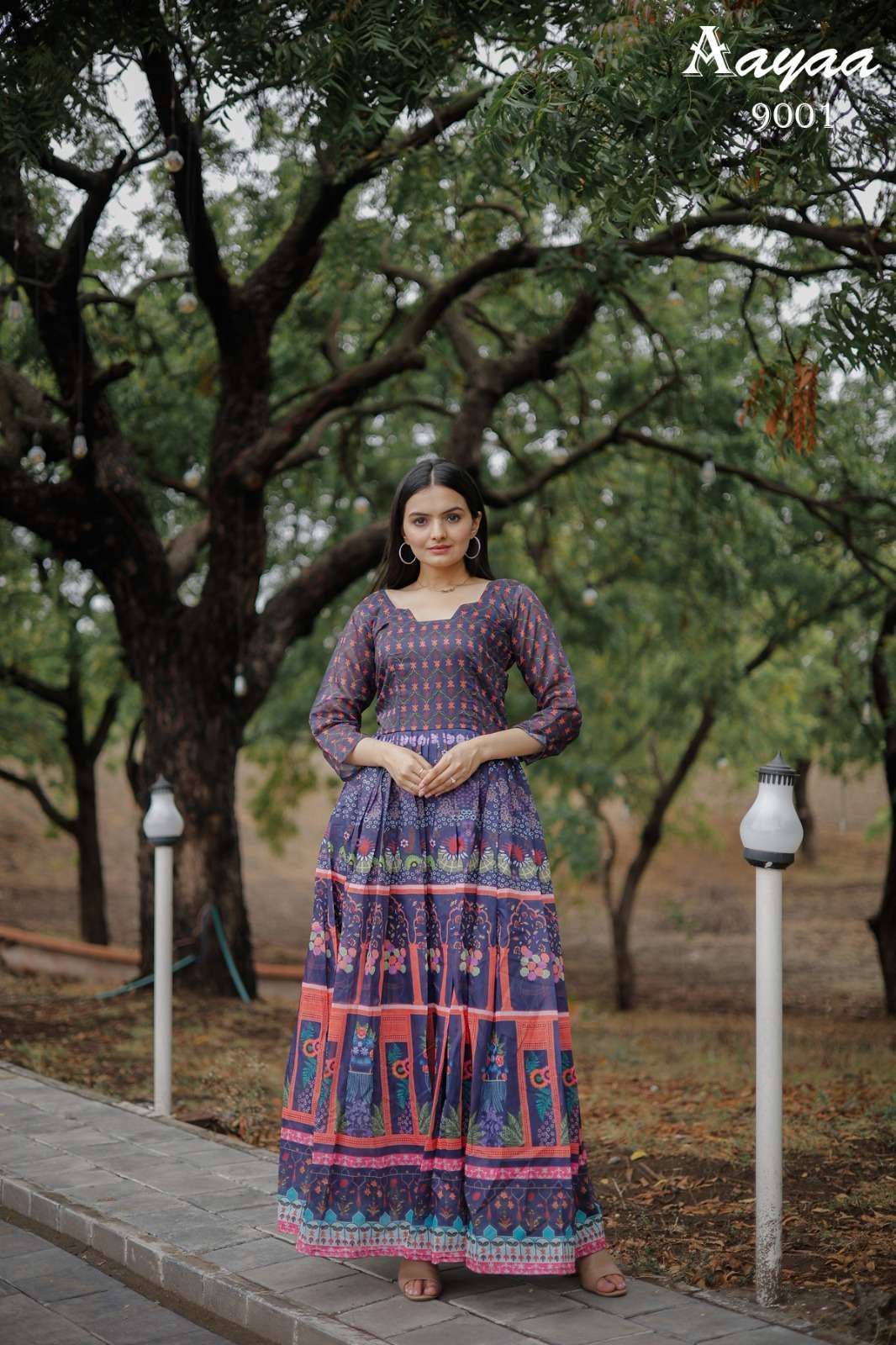 pr aayaa vol 9  Pure Chanderi with heavy digital print kurti