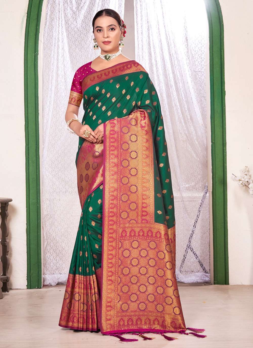 Ragini silk vol 1 designer paithani patola silk saree