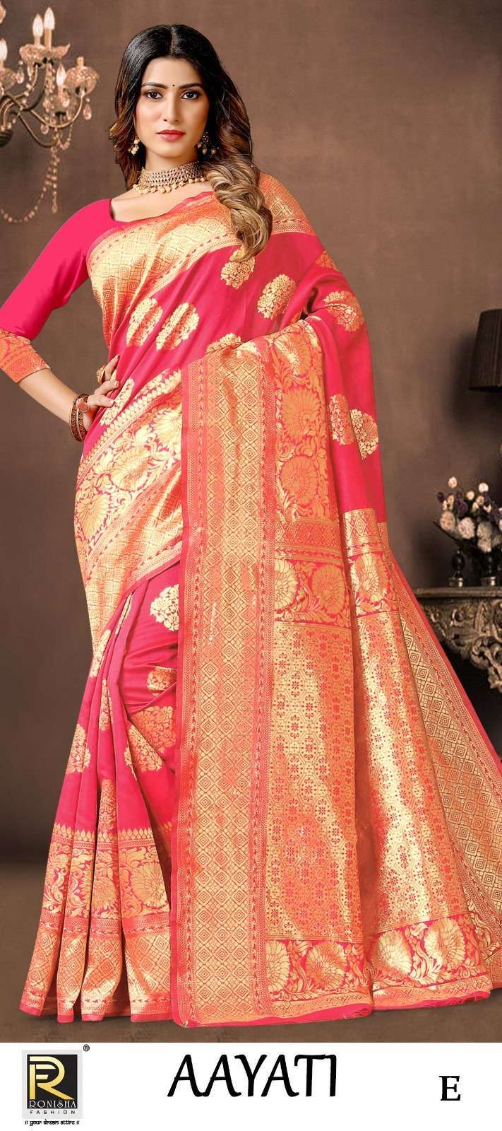 Ranjna saree aayati silk fabrics saree