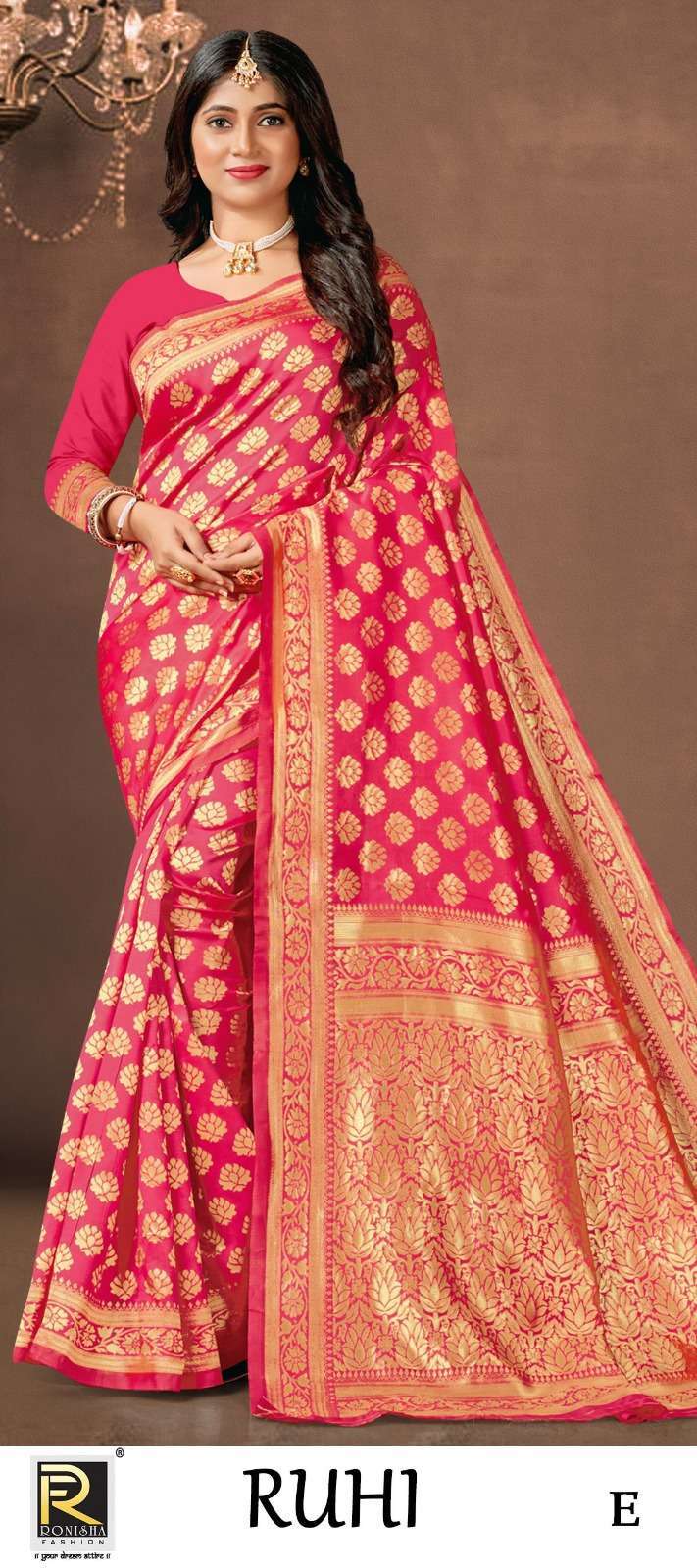 ranjna saree ruhi silk fabrics hit saree