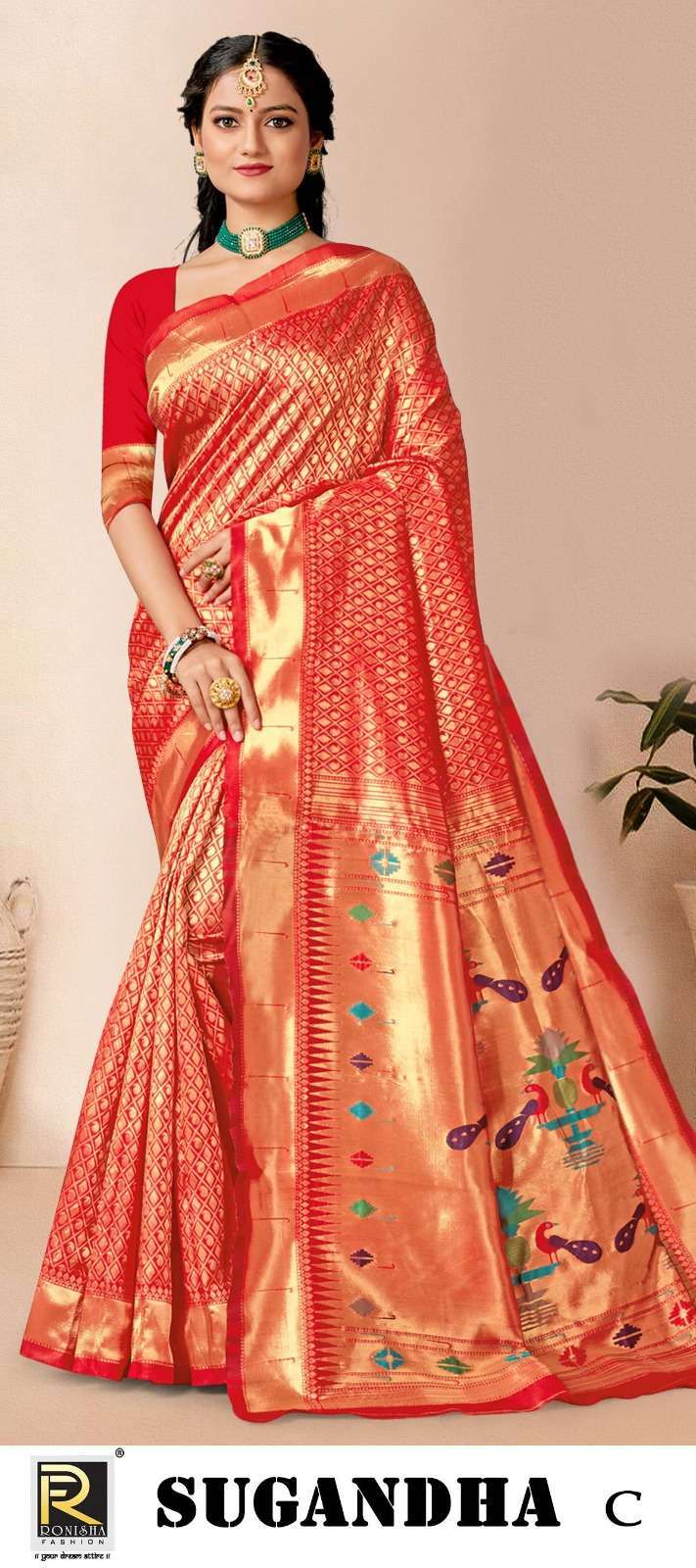 ranjna saree sugandha banarasi silk saree