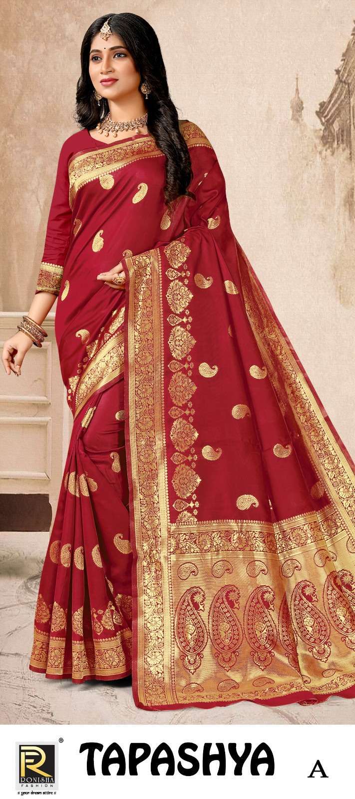 ranjna saree tapashya silk fabric saree