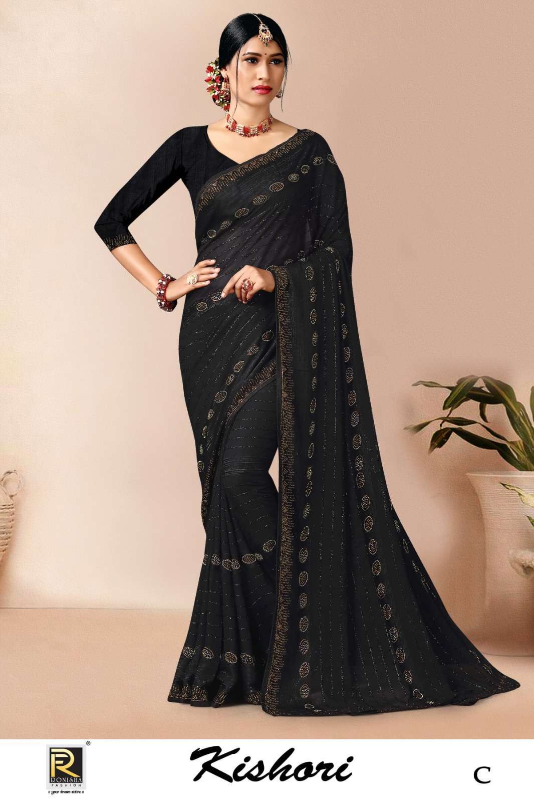 ranjna sareee kishori fancy fabrics saree