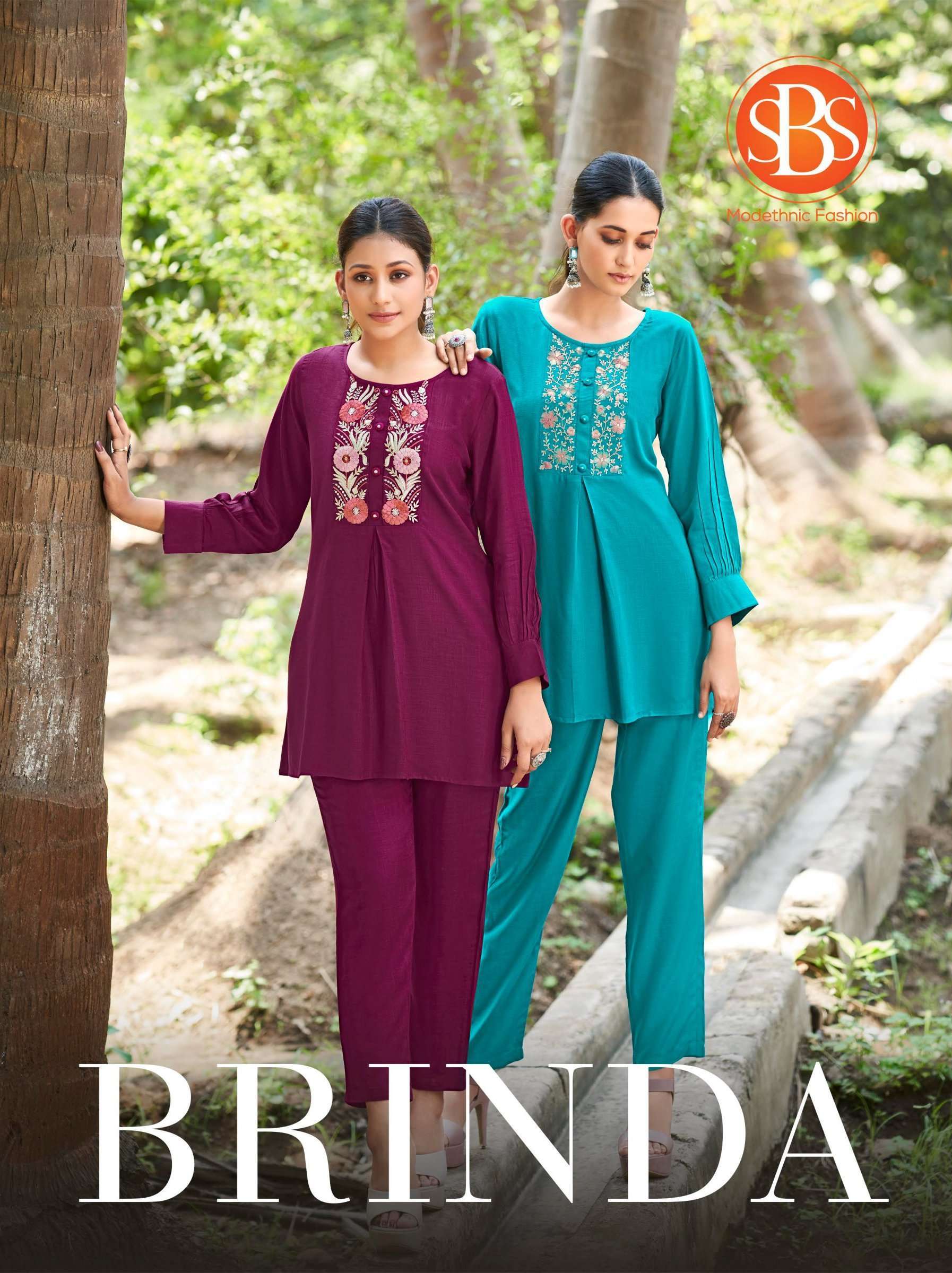 sbs fashion brinda series 4301-4304 rayon slub kurti 