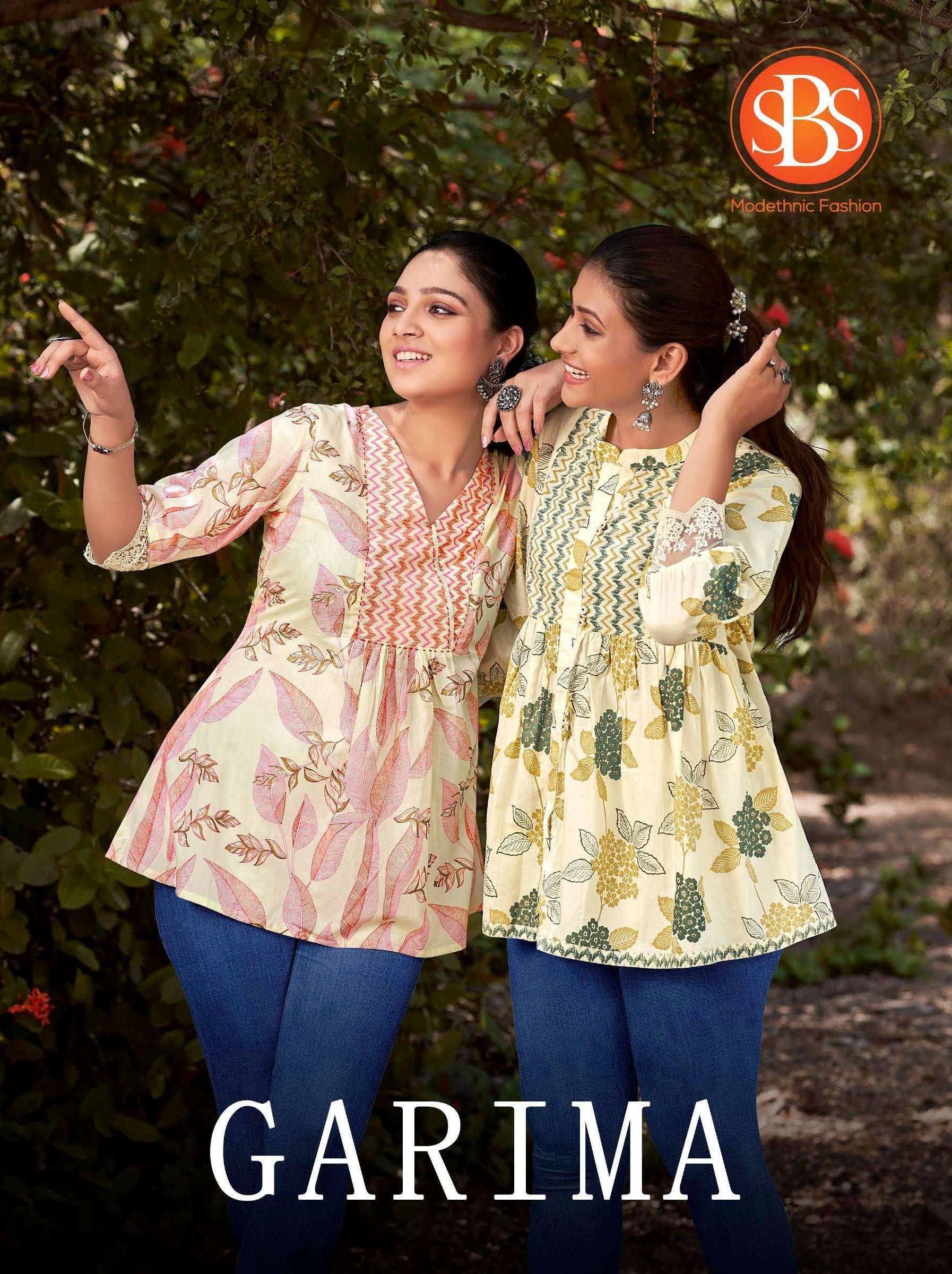 sbs fashion garima series 4325-4328 cotton kurti