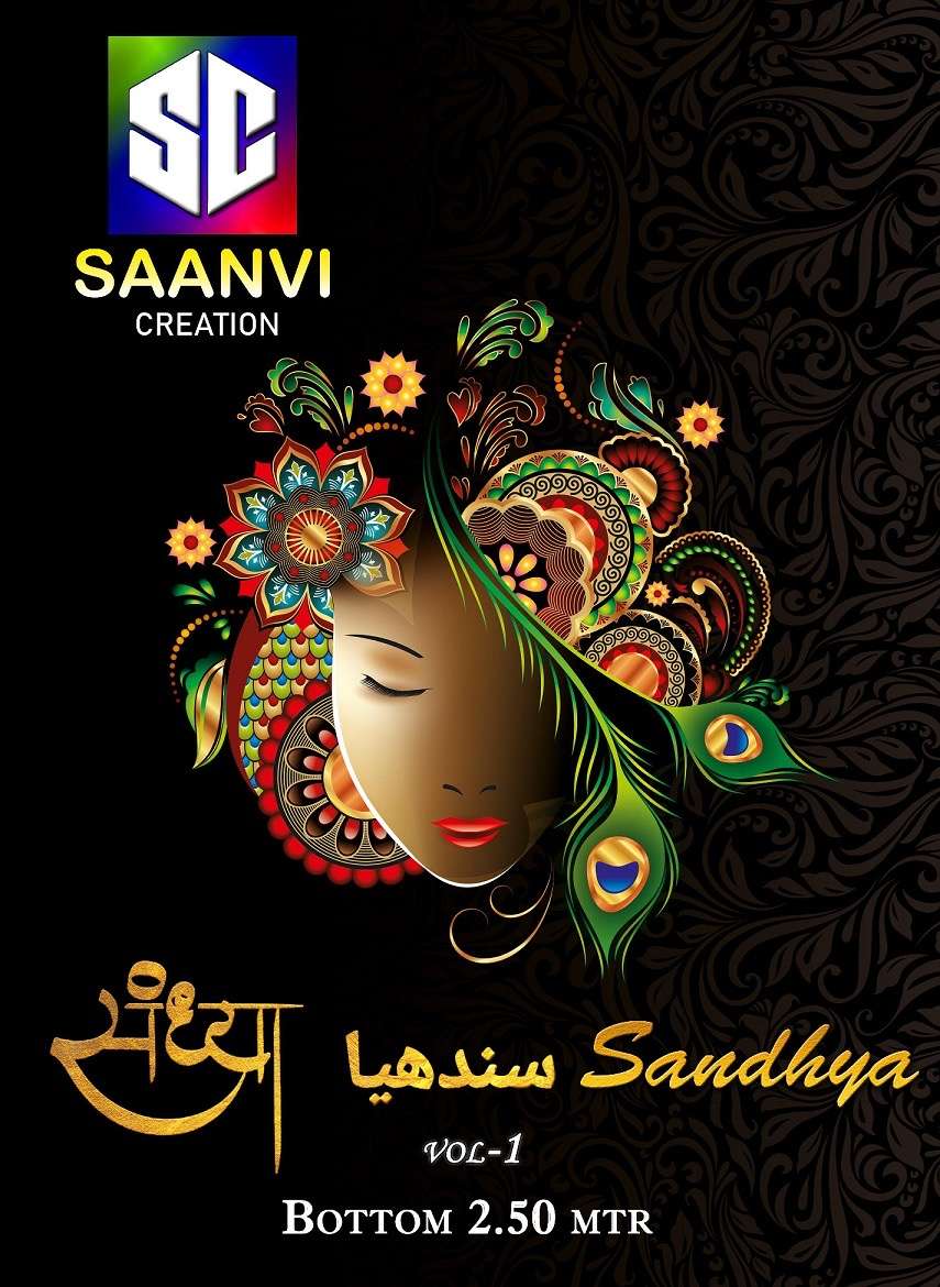 Sc saanvi sandhya vol 1 series 1001-1010 cotton suit