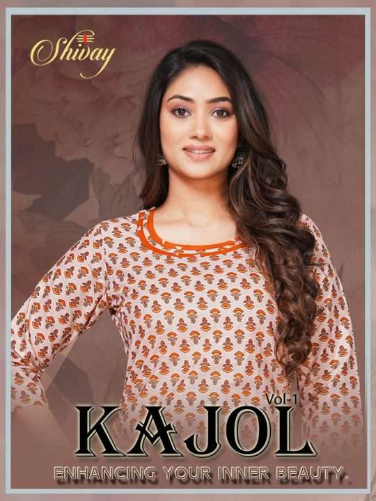 Shivay Kajol Vol-1 series 101-110 Heavy Pure Cotton kurti with bottom