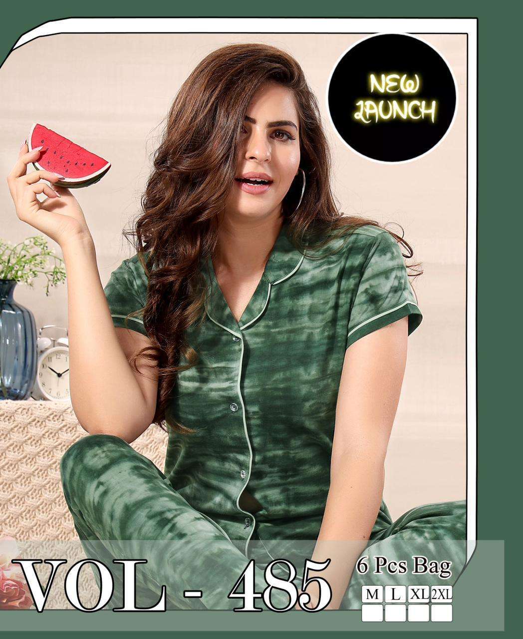 summer special c.ns vol B438 kns heavy Fancy Printed Shinker Hosiery Cotton night suits