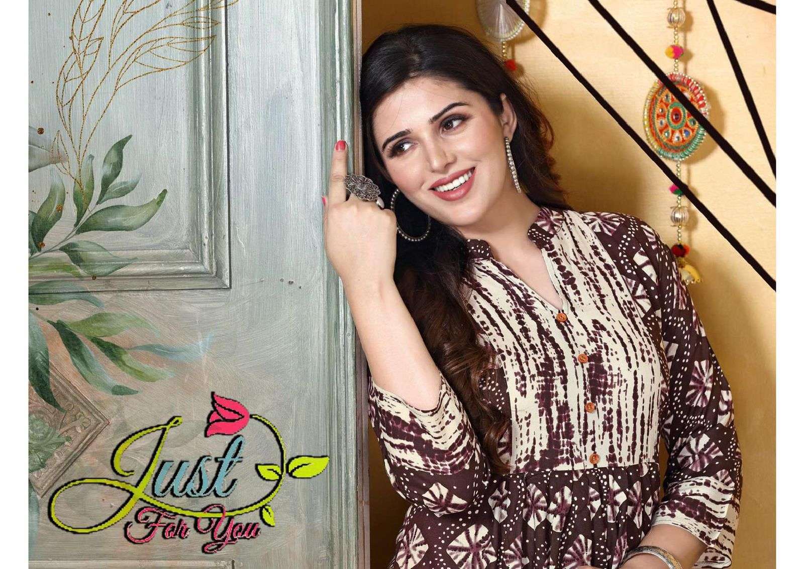 violily just for you series 101-108  14 kg Heavy Rayon Jaipuri Print kurti