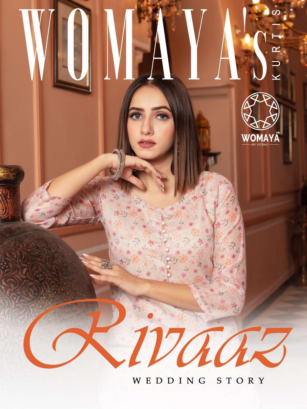 womanya rivaaz wedding story vol 1 series 6112-6120 fancy kurti