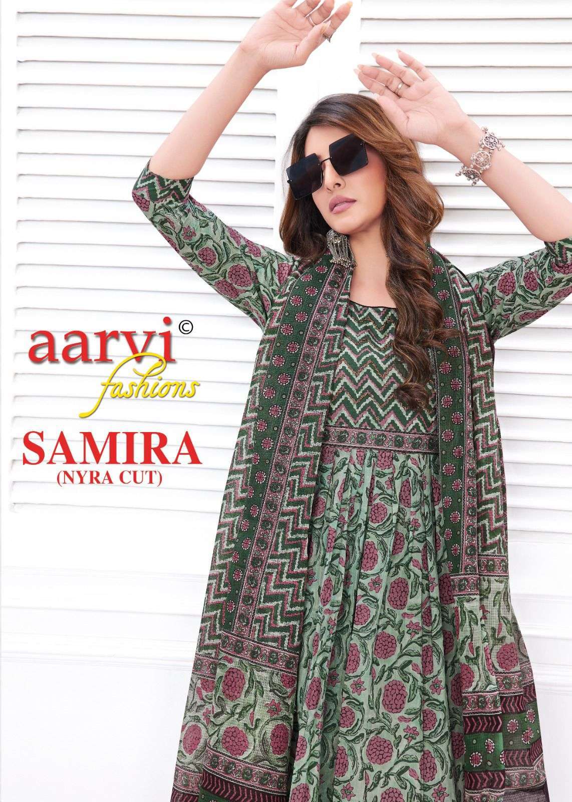 aarvi fashion samira series 7178-7187 fancy readymade suits
