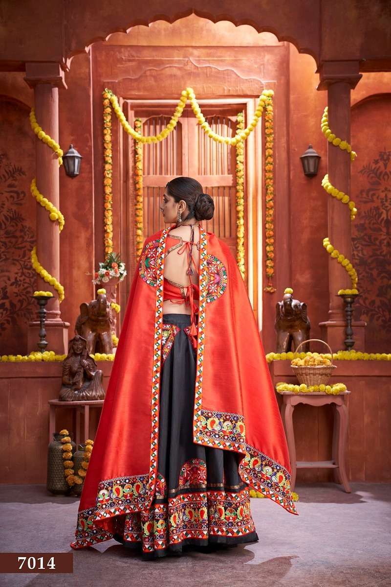 aawiya rajwadi vol 3 series 7014 at silk lehenga