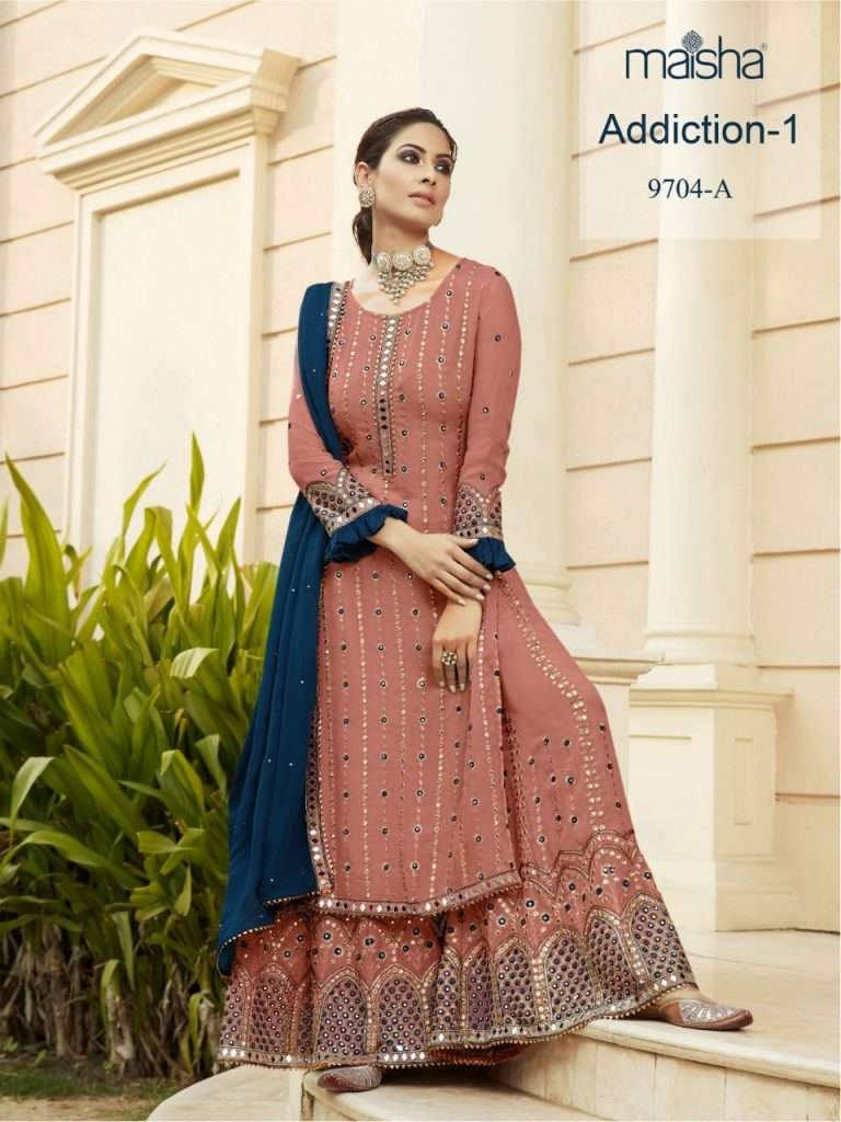 addiction vol 1 designer fine georgette suit 