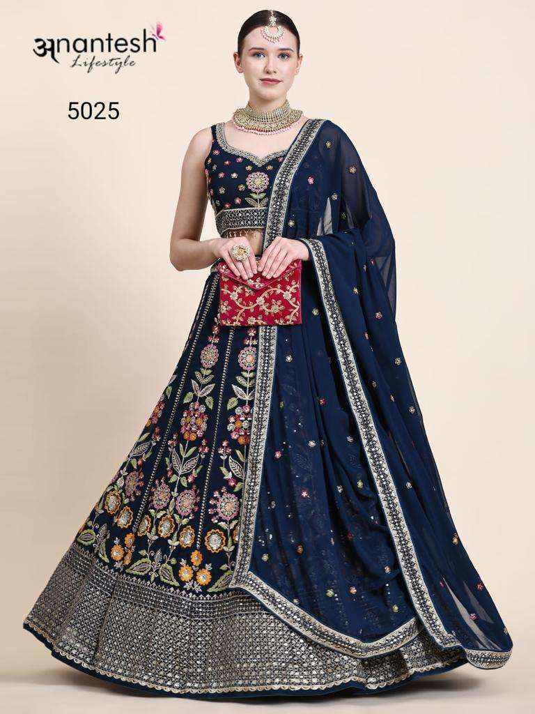 anantesh lifestyle occassion vol 6 hit 5025 premium georgette lehenga`