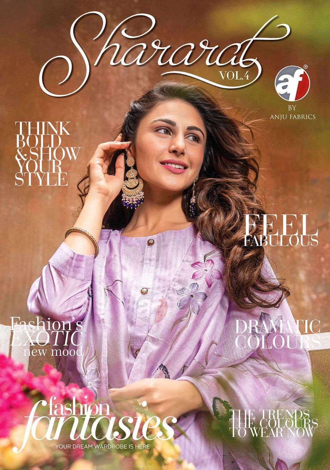 anju fab shararat vol 4 series 2961-2966 pure viscose silk suit 