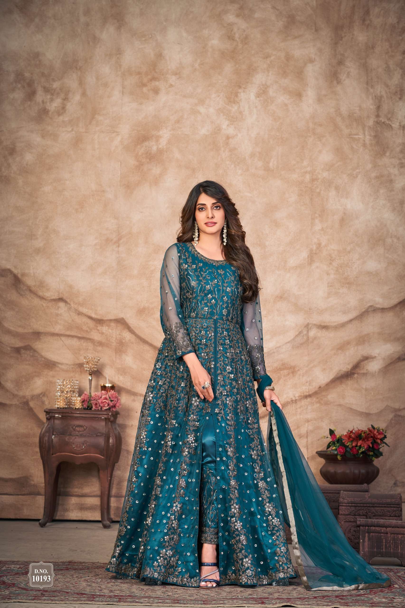 anjubaa vol 19 series 10191-10194 net anarkali suit