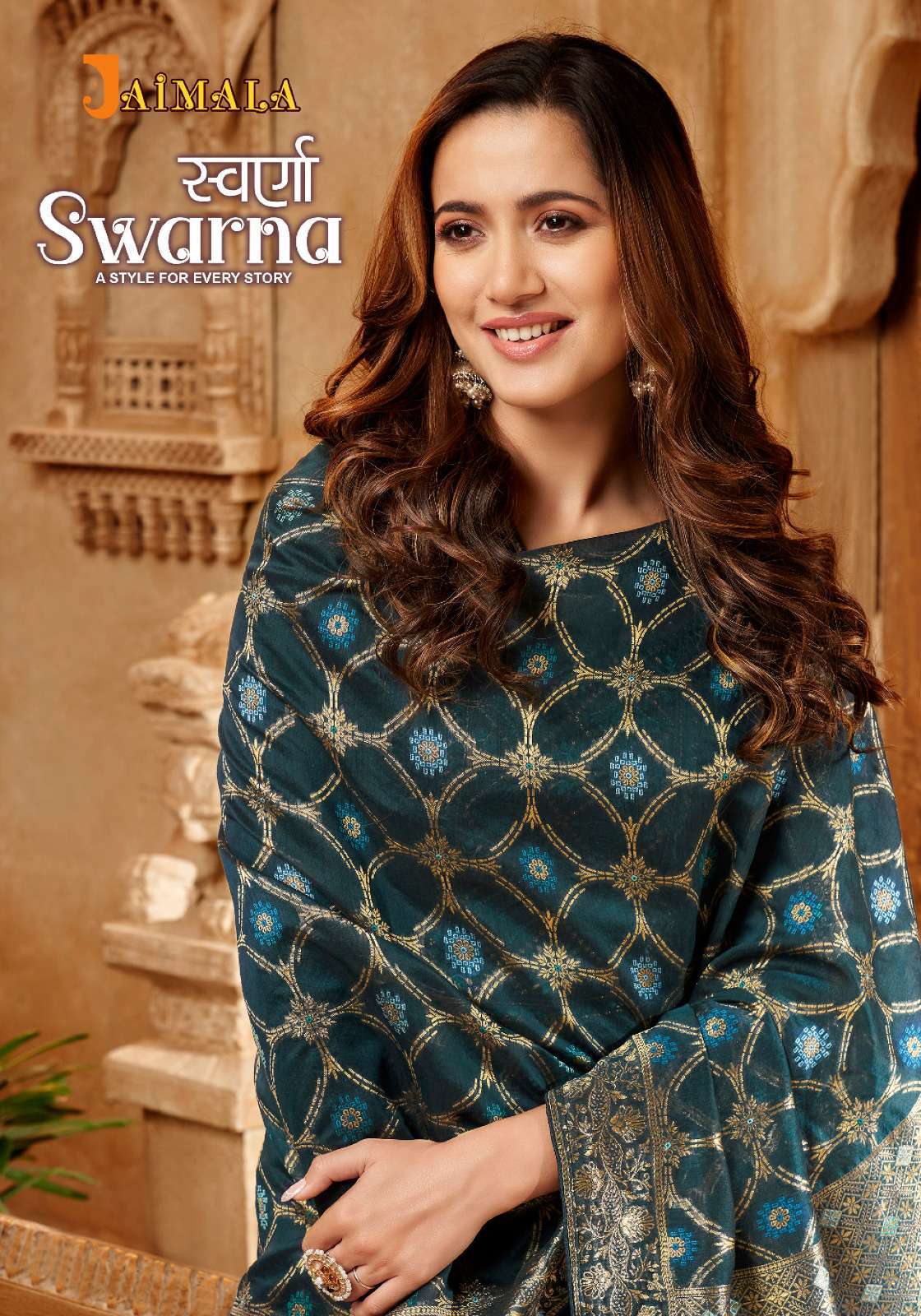 jaimala swarna vol 2 series 1207001-1207006 Pure Zam Cotton suit