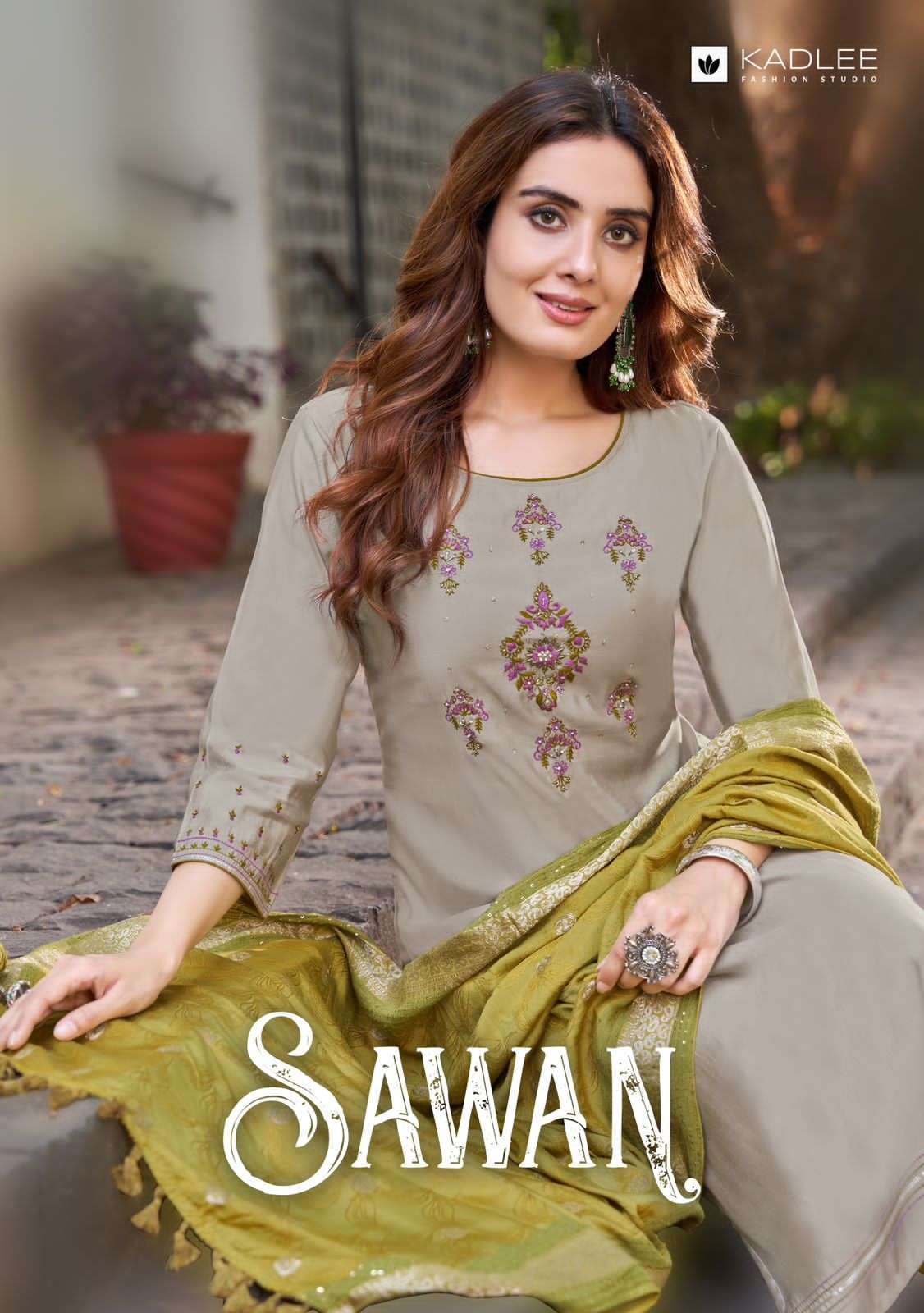 kadlee sawan series 7001-7006 Rayon Weaving readymade suit