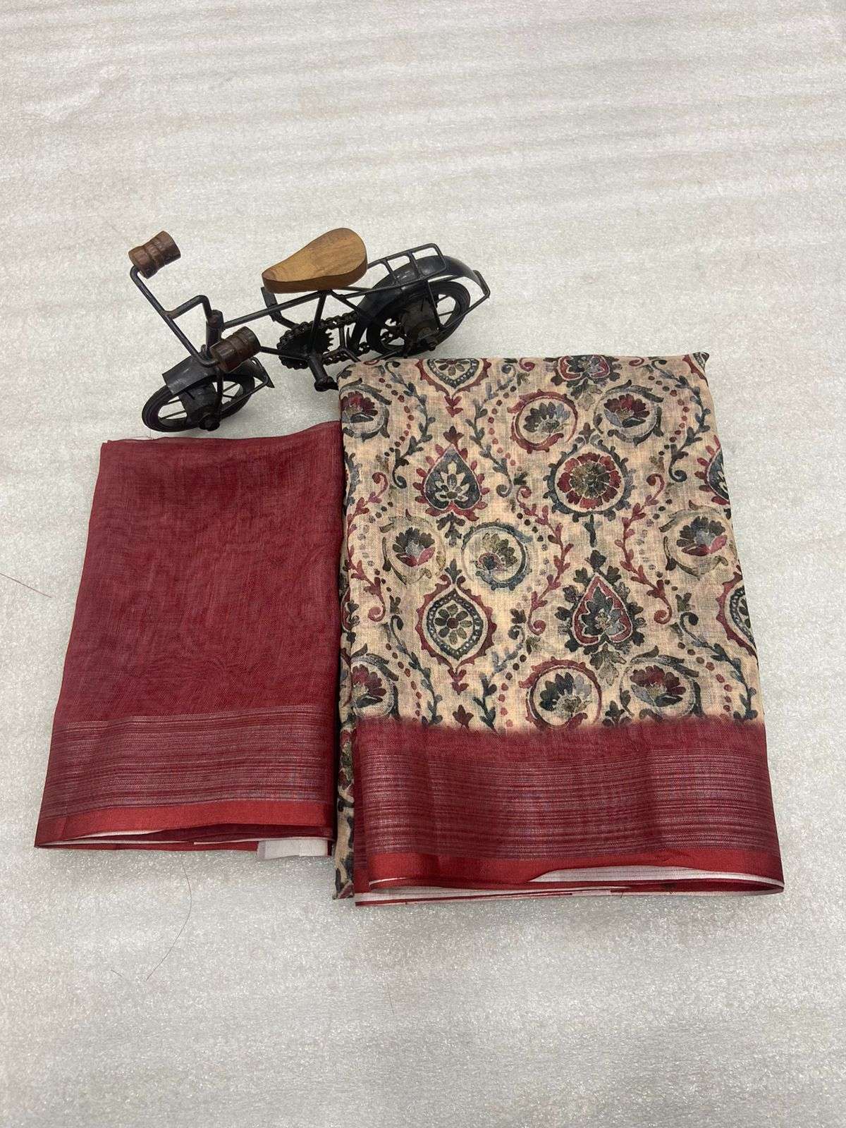 kashish vol 1 designer linen saree