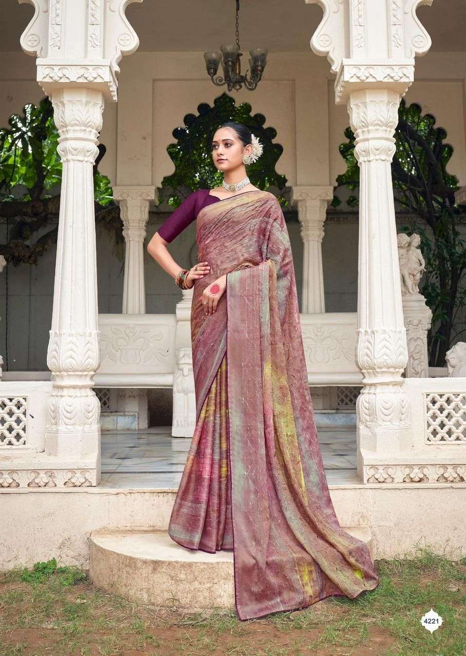 kashvi creation riddhi series 4215-4222 brasso saree