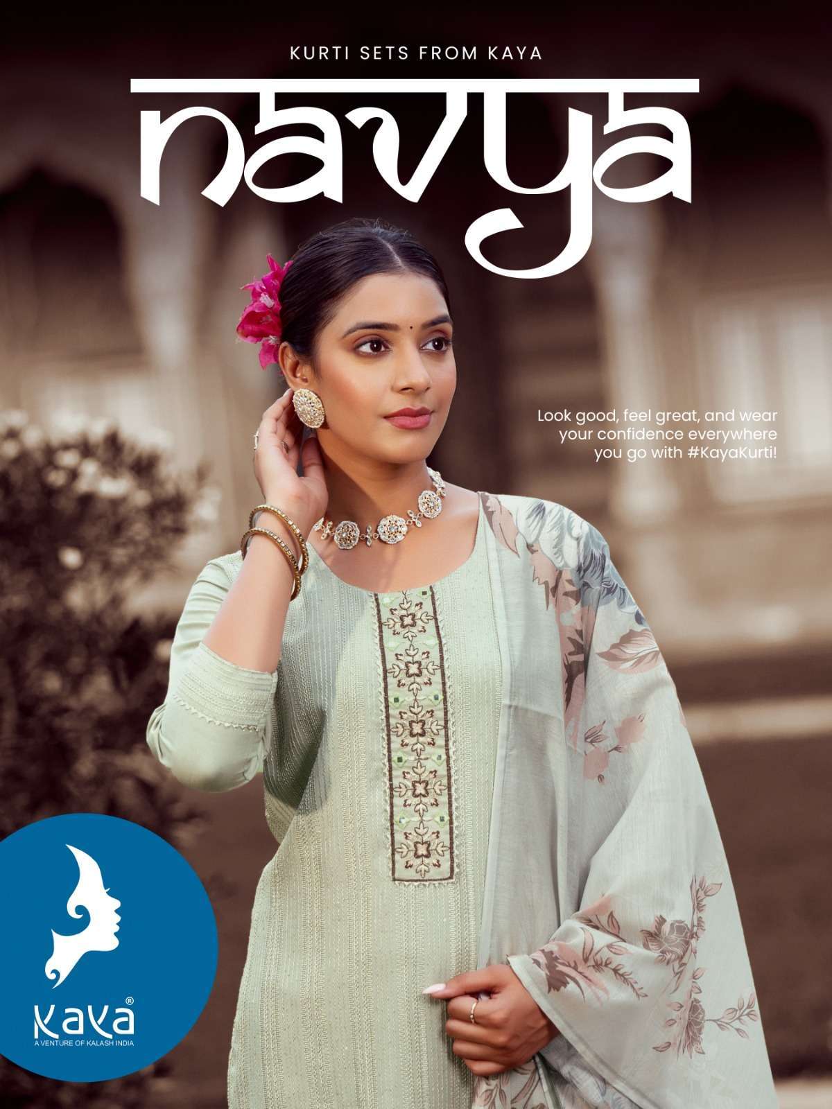 kaya navya series 01-06 chinon readymade suit 