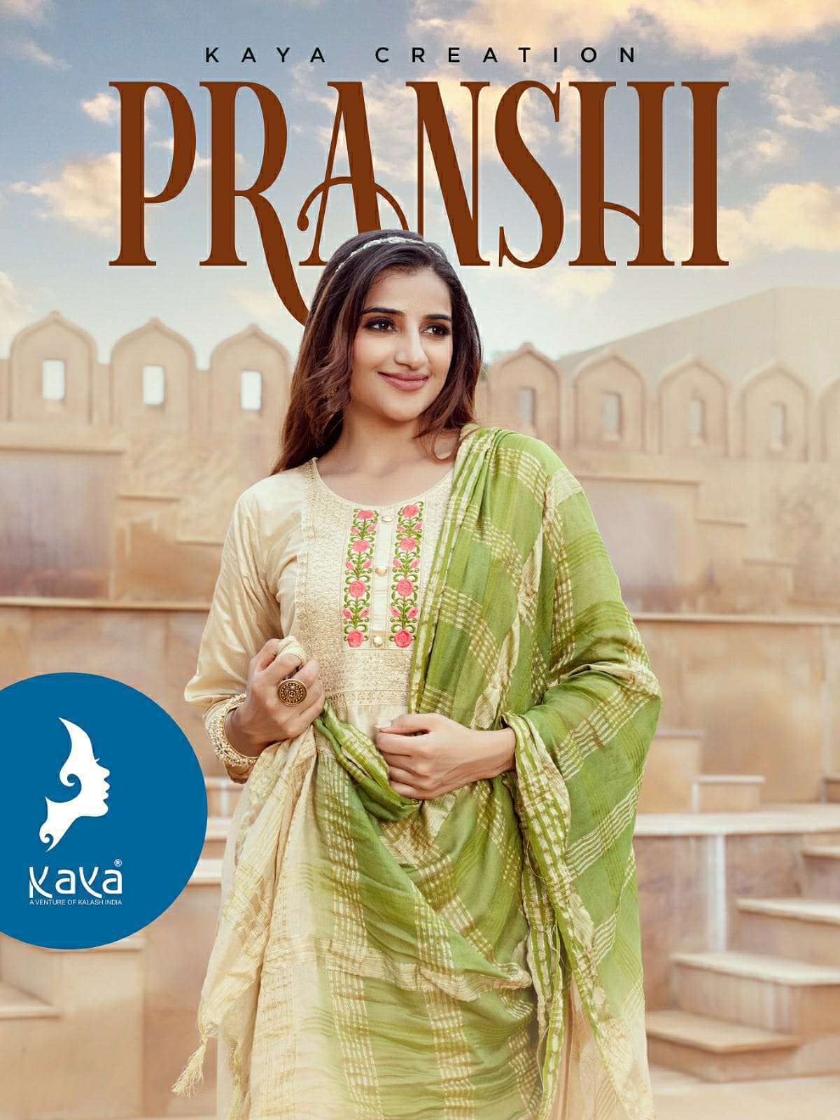 kaya pranshi series 01-08 chanderi silk readymade suit 