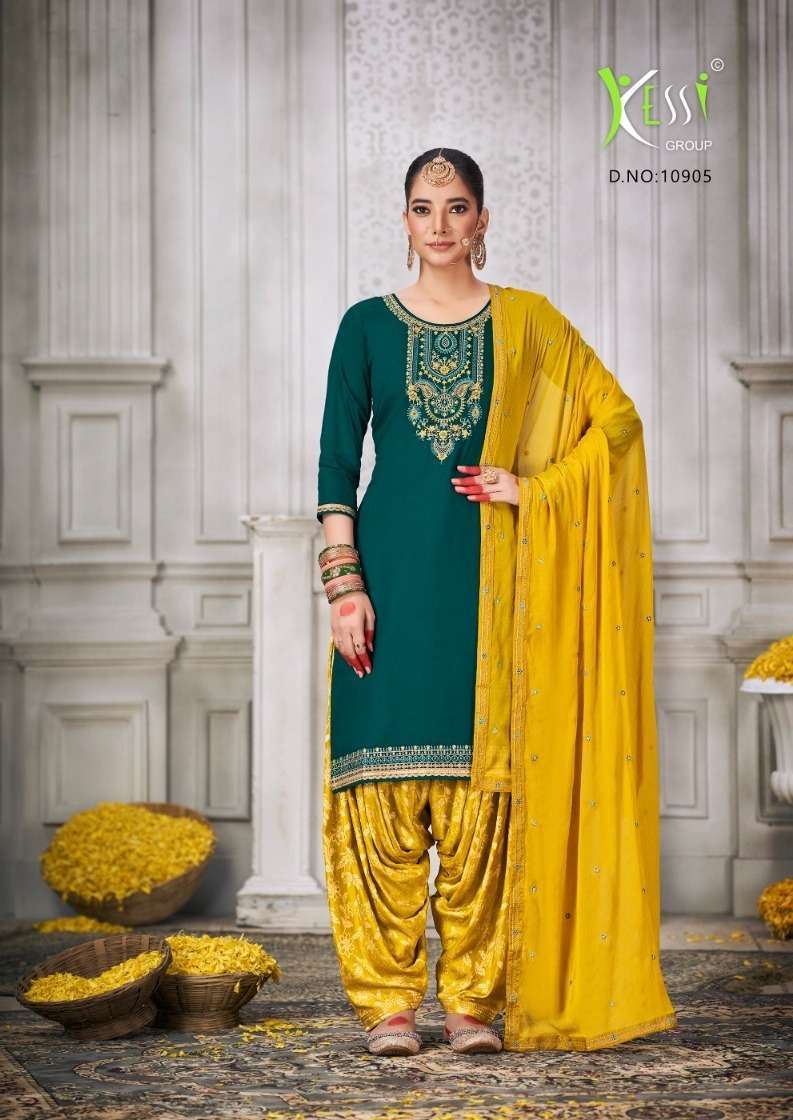 kessi shangar by patiyala house vol 22 series 10901-10906 jam silk cotton suit 