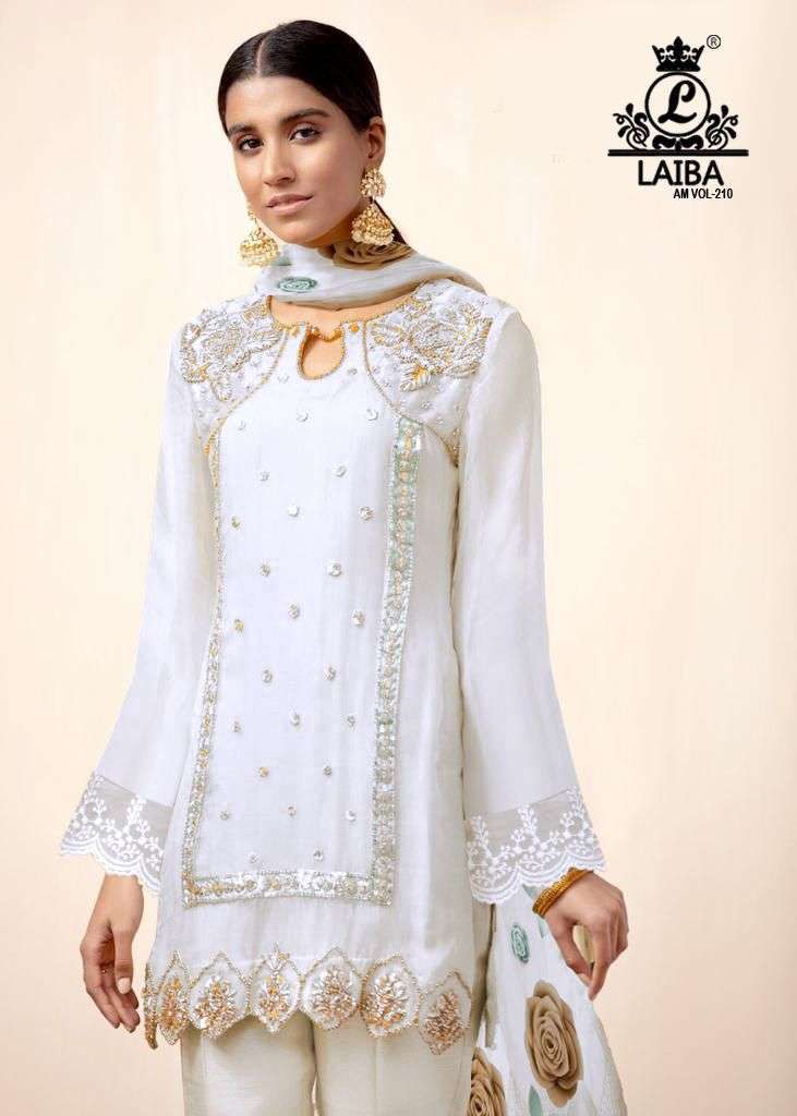 laiba am vol 210 Pure georgette embroidered suit