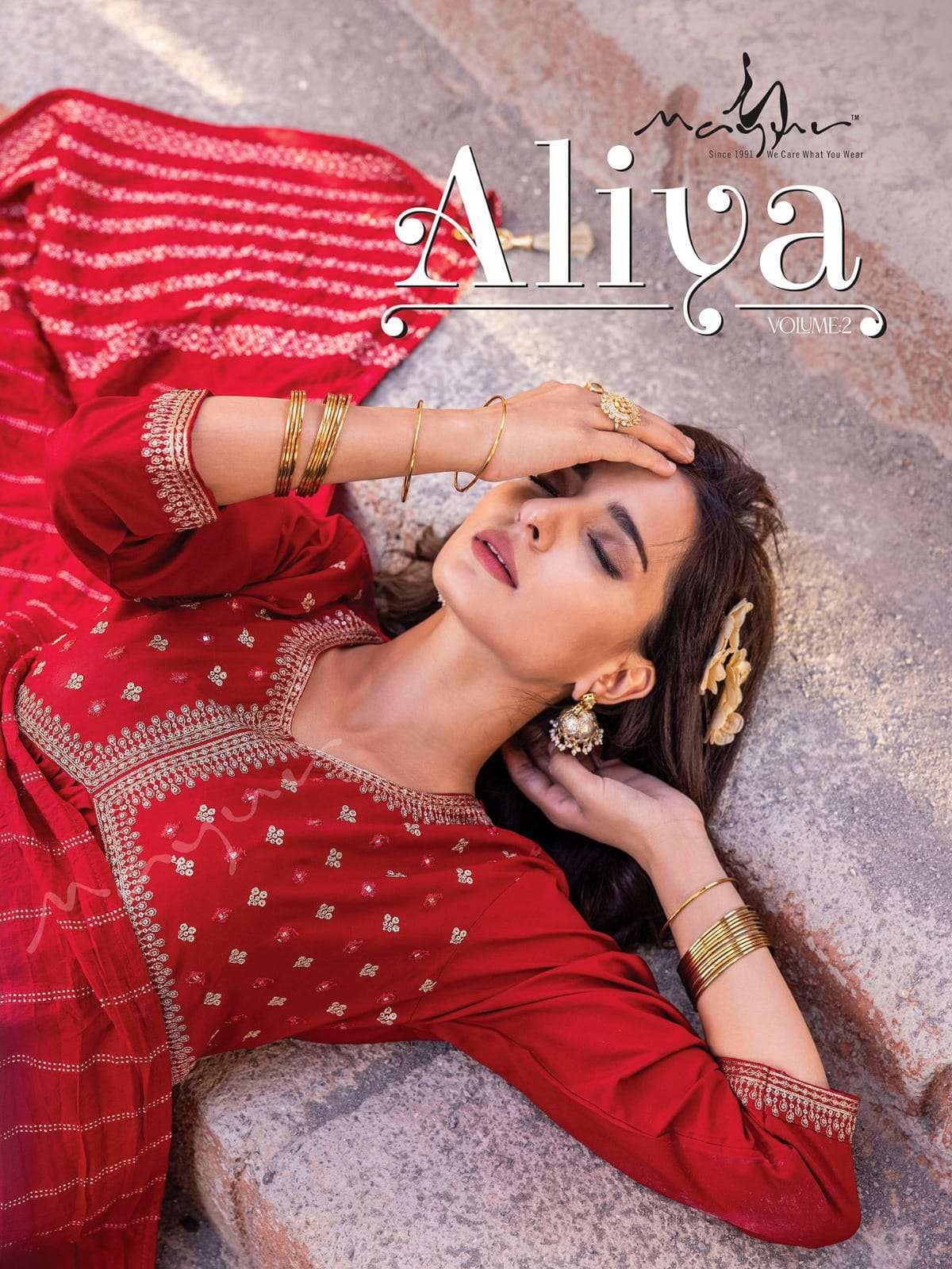 mayur fashion aliya vol 2 series 201-206  Premium Heavy Rayon readymade suit