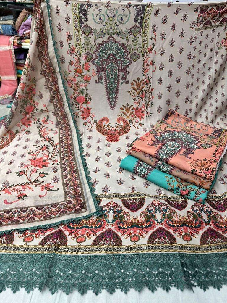 Pr 1114 pure muslin pakistani suit