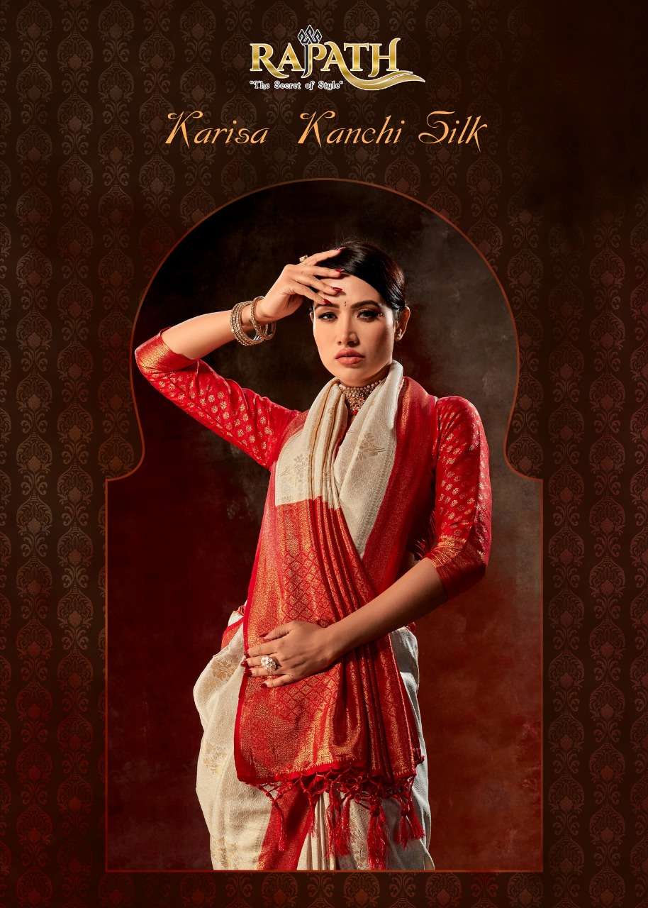 Rajpath karisa kanchi silk designer kanchi silk saree
